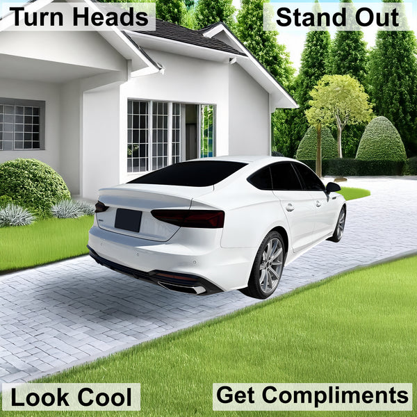 Fits Audi A5 Sportback 2018-2024 Full Headlight Taillight Precut Smoked PPF Tint Kit Film Overlay  - Bogar Tech Designs