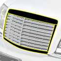 Fits Mercedes-Benz C280 1994-2000 Vinyl Chrome Delete Grille Blackout Decal Stickers Overlay Film - Bogar Tech Designs