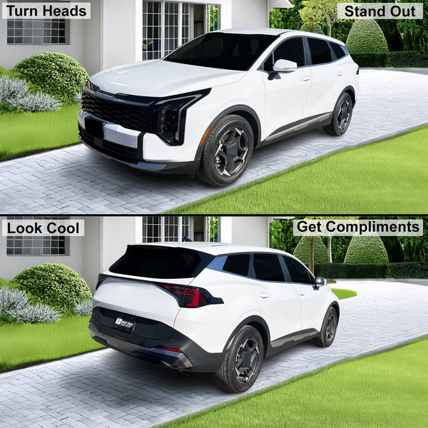 Fits Kia Sportage 2026-2027 Full Headlight Taillight Precut Smoked PPF Tint Kit Film Overlay  - Bogar Tech Designs