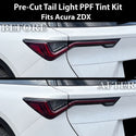 Fits Acura ZDX 2024-2026 Full Headlight Taillight Precut Smoked PPF Tint Kit Film Overlay  - Bogar Tech Designs
