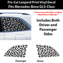 Fits Mercedes-Benz GLS 2024-2026 Animal Leopard Cheetah Cow Window Vinyl Decal Stickers - Bogar Tech Designs