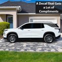 Fits Chevrolet Traverse 2024-2026 Animal Leopard Cheetah Cow Window Vinyl Decal Stickers - Bogar Tech Designs