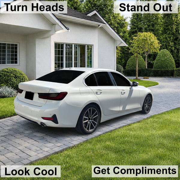 Fits BMW 3 Series 2019-2022 Full Headlight Taillight Precut Smoked PPF Tint Kit Film Overlay  - Bogar Tech Designs