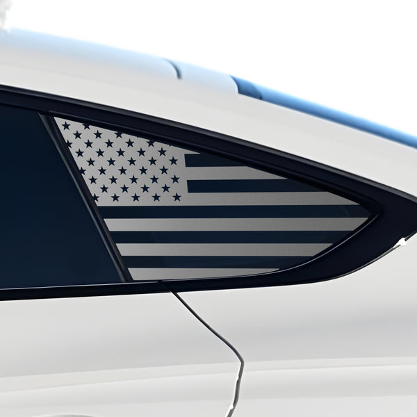 Fits Audi A5 Sportback 2018-2024 Quarter Window American Flag Vinyl Decal Stickers - Bogar Tech Designs