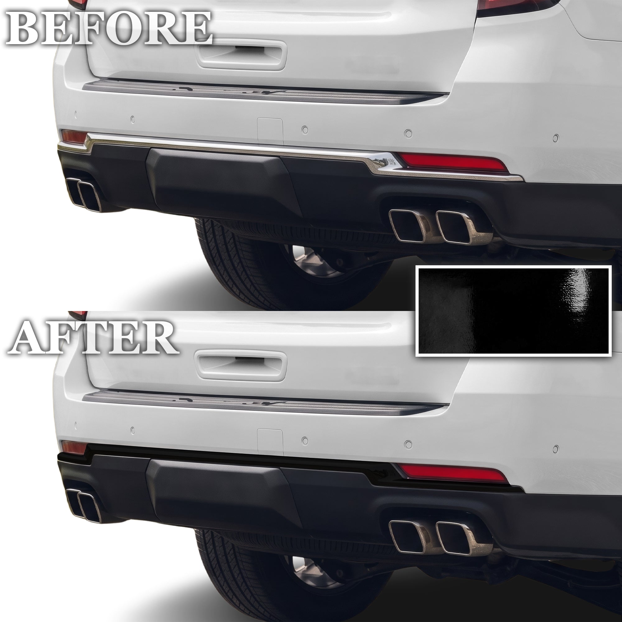 Fits GMC Yukon XL 2025-2026 Vinyl Chrome Delete Grille Blackout Decal Stickers Overlay Film - Bogar Tech Designs