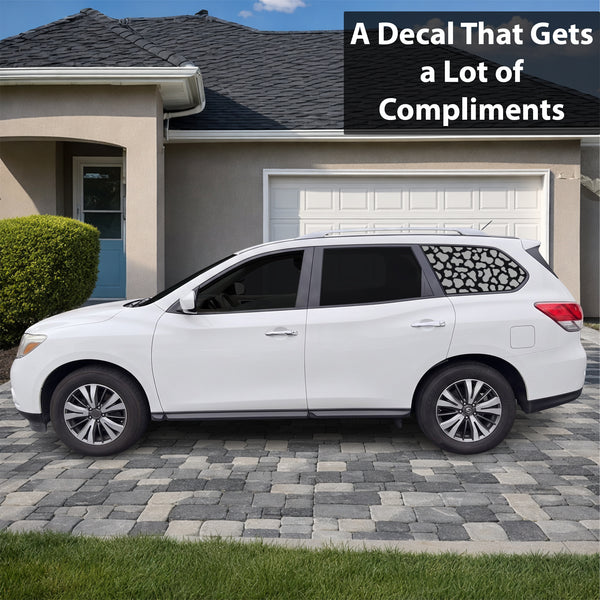 Fits Nissan Pathfinder 2013-2021 Animal Leopard Cheetah Cow Window Vinyl Decal Stickers - Bogar Tech Designs