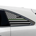Fits Acura MDX 2014-2020 Quarter Window American Flag Vinyl Decal Stickers - Bogar Tech Designs