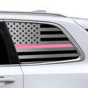 Fits Volvo XC90 2020-2025 Quarter Window American Flag Vinyl Decal Stickers - Bogar Tech Designs