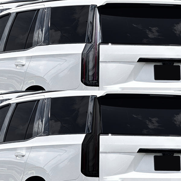 Fits Cadillac Escalade 2025-2026 Full Headlight Taillight Precut Smoked PPF Tint Kit Film Overlay  - Bogar Tech Designs