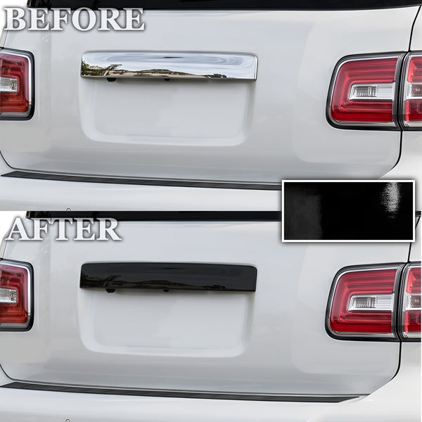Fits Nissan Armada 2017-2020 Vinyl Chrome Delete Grille Blackout Decal Stickers Overlay Film - Bogar Tech Designs
