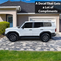 Fits Toyota Land Cruiser 2024-2026 Animal Leopard Cheetah Cow Window Vinyl Decal Stickers - Bogar Tech Designs