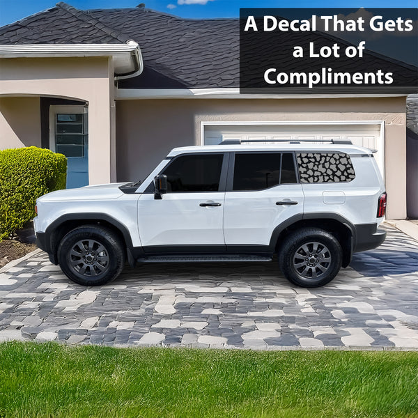 Fits Toyota Land Cruiser 2024-2026 Animal Leopard Cheetah Cow Window Vinyl Decal Stickers - Bogar Tech Designs