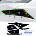 Fits Lexus IS 2017-2020 Full Headlight Taillight Precut Smoked PPF Tint Kit Film Overlay  - Bogar Tech Designs