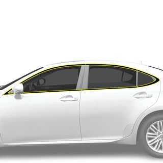 Fits Lexus ES 2013-2018 Vinyl Chrome Delete Grille Blackout Decal Stickers Overlay Film - Bogar Tech Designs