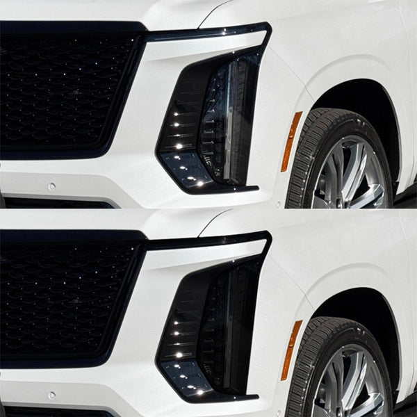 Fits Cadillac Escalade 2025-2026 Full Headlight Taillight Precut Smoked PPF Tint Kit Film Overlay  - Bogar Tech Designs