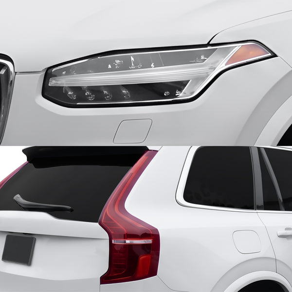 Fits Volvo XC90 2016-2025 Full Headlight Taillight Precut Smoked PPF Tint Kit Film Overlay  - Bogar Tech Designs