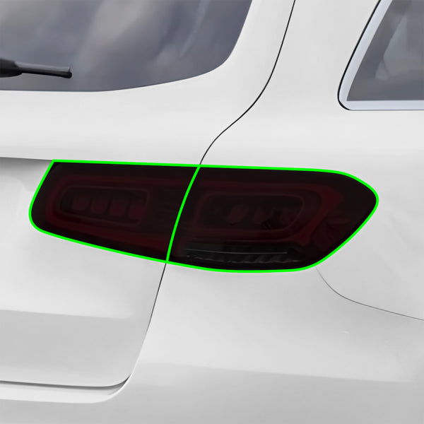 Fits Mercedes-Benz GLC-Class 2016-2022 Full Headlight Taillight Precut Smoked PPF Tint Kit Film Overlay  - Bogar Tech Designs