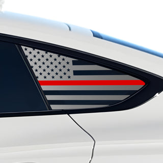 Fits Audi A5 Sportback 2018-2024 Quarter Window American Flag Vinyl Decal Stickers - Bogar Tech Designs