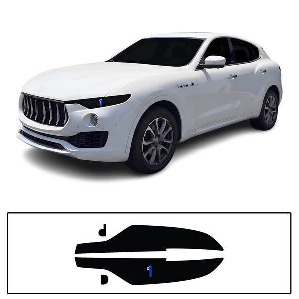 Fits Maserati Levante 2017-2020 Full Headlight Taillight Precut Smoked PPF Tint Kit Film Overlay  - Bogar Tech Designs