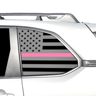 Fits Subaru Forester 2025-2027 Quarter Window American Flag Vinyl Decal Stickers - Bogar Tech Designs