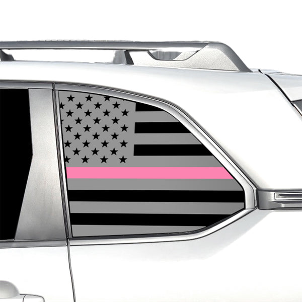 Fits Subaru Forester 2025-2027 Quarter Window American Flag Vinyl Decal Stickers - Bogar Tech Designs