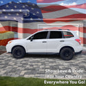 Fits Subaru Forester 2014-2018 Quarter Window American Flag Vinyl Decal Stickers - Bogar Tech Designs
