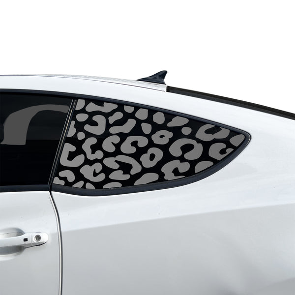 Fits Hyundai Genesis Coupe 2010-2016 Animal Leopard Cheetah Cow Window Vinyl Decal Stickers - Bogar Tech Designs