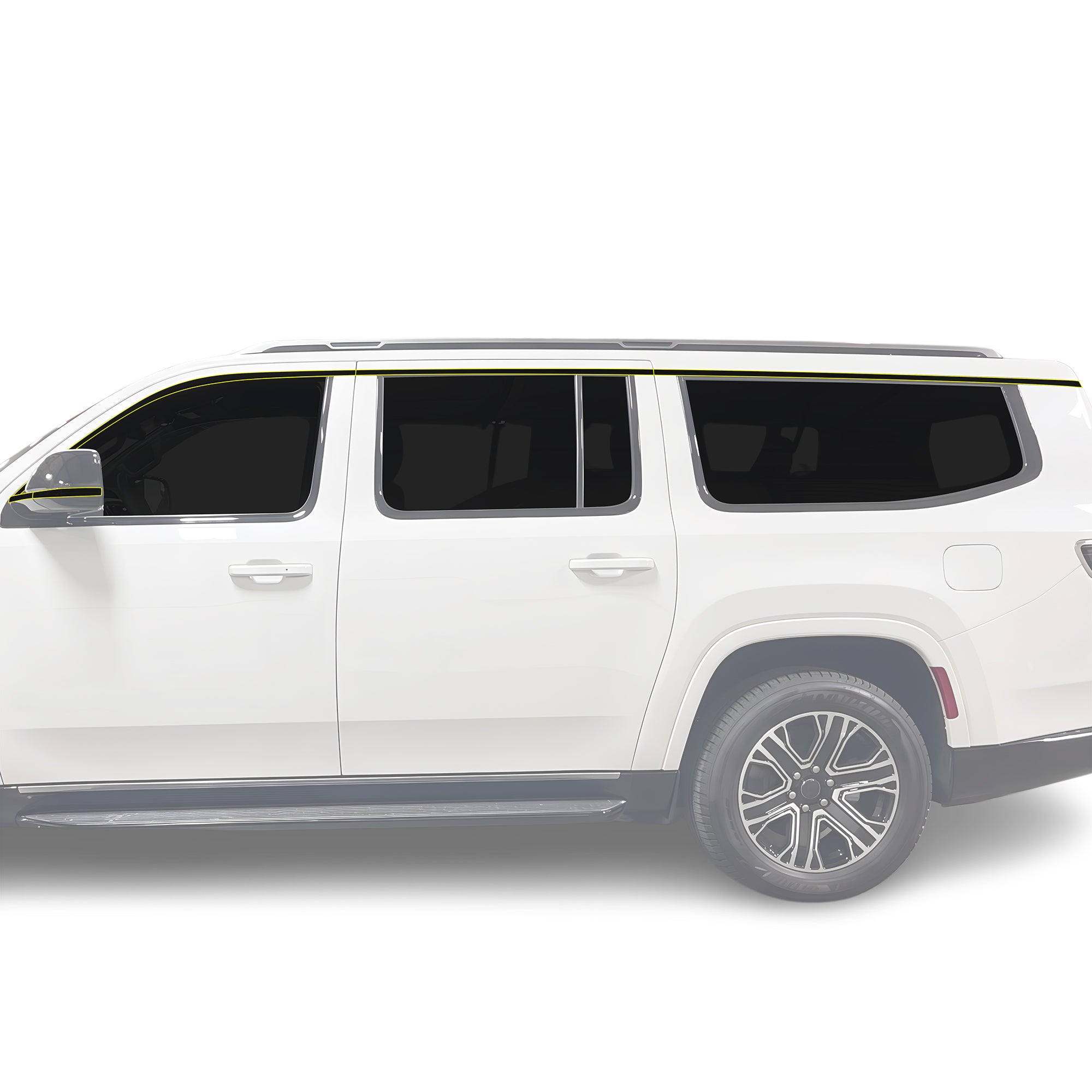 Fits Jeep Grand Wagoneer L 2026-2027 Vinyl Chrome Delete Grille Blackout Decal Stickers Overlay Film - Bogar Tech Designs