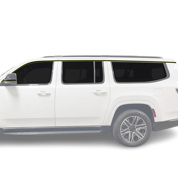 Fits Jeep Grand Wagoneer L 2026-2027 Vinyl Chrome Delete Grille Blackout Decal Stickers Overlay Film