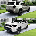 Fits Toyota 4Runner 2025-2026 Full Headlight Taillight Precut Smoked PPF Tint Kit Film Overlay  - Bogar Tech Designs