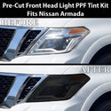 Fits Nissan Armada 2017-2020 Full Headlight Taillight Precut Smoked PPF Tint Kit Film Overlay  - Bogar Tech Designs