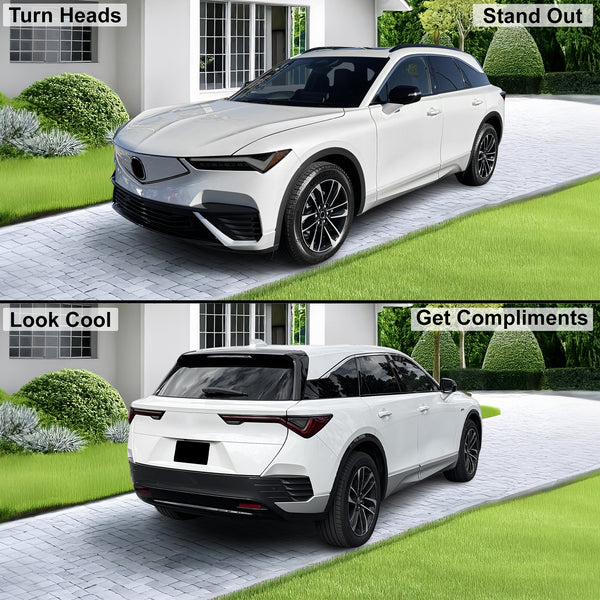 Fits Acura ZDX 2024-2026 Full Headlight Taillight Precut Smoked PPF Tint Kit Film Overlay  - Bogar Tech Designs