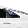 Fits Kia K5 2021-2026 Quarter Window American Flag Vinyl Decal Stickers - Bogar Tech Designs