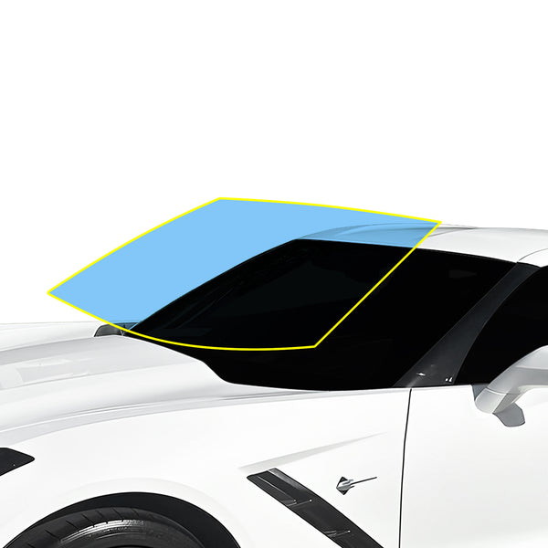 For Chevrolet Corvette 2014-2019 Precut Front Rear Windshield Premium Protection Self Healing Film Kit - Bogar Tech Designs