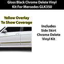 Fits Mercedes-Benz GLK 2013-2015 Vinyl Chrome Delete Grille Blackout Decal Stickers Overlay Film - Bogar Tech Designs
