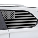 Fits Nissan Pathfinder 2013-2021 Quarter Window American Flag Vinyl Decal Stickers - Bogar Tech Designs