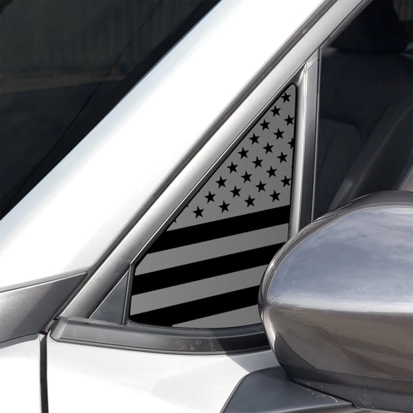 Fits Subaru Forester 2025-2027 Quarter Window American Flag Vinyl Decal Stickers - Bogar Tech Designs