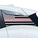 Fits Nissan Kicks 2025-2027 Quarter Window American Flag Vinyl Decal Stickers - Bogar Tech Designs