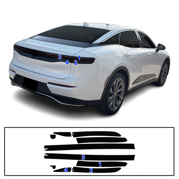 Fits Toyota Crown 2023-2026 Full Headlight Taillight Precut Smoked PPF Tint Kit Film Overlay  - Bogar Tech Designs