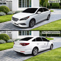 Fits Hyundai Sonata 2015-2017 Full Headlight Taillight Precut Smoked PPF Tint Kit Film Overlay  - Bogar Tech Designs