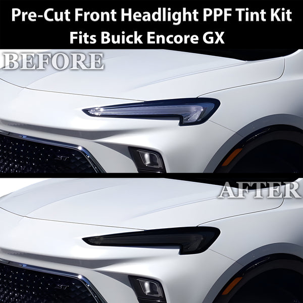 Fits Buick Encore GX 2024-2025 Full Headlight Taillight Precut Smoked PPF Tint Kit Film Overlay  - Bogar Tech Designs