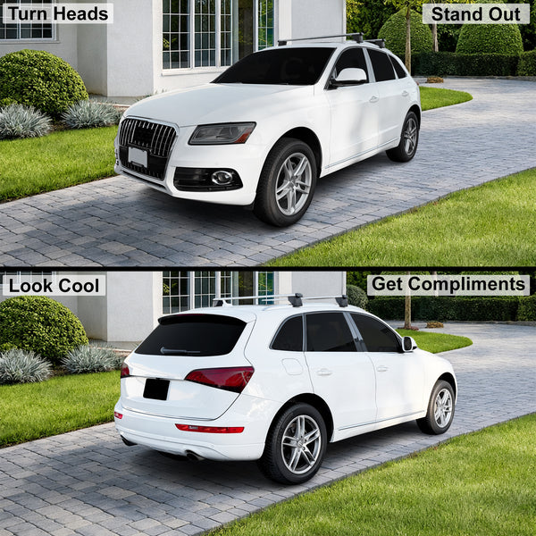Fits Audi Q5 2013-2017 Full Headlight Taillight Precut Smoked PPF Tint Kit Film Overlay  - Bogar Tech Designs