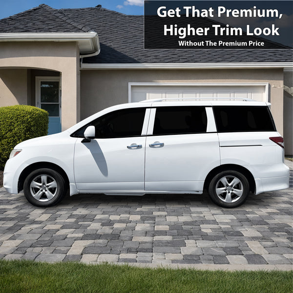 Fits Nissan Quest 2011-2017 Vinyl Chrome Delete Grille Blackout Decal Stickers Overlay Film - Bogar Tech Designs