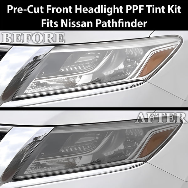Fits Nissan Pathfinder 2013-2016 Full Headlight Taillight Precut Smoked PPF Tint Kit Film Overlay  - Bogar Tech Designs