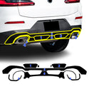 Fits BMW X4 2019-2025 Vinyl Chrome Delete Grille Blackout Decal Stickers Overlay Film - Bogar Tech Designs