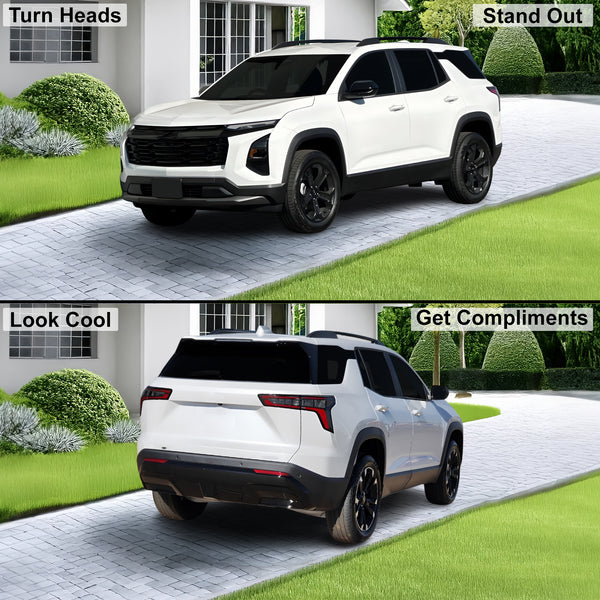 Fits Chevrolet Equinox 2025-2026 Full Headlight Taillight Precut Smoked PPF Tint Kit Film Overlay  - Bogar Tech Designs