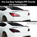 Fits Hyundai Genesis 2013-2016 Full Headlight Taillight Precut Smoked PPF Tint Kit Film Overlay  - Bogar Tech Designs