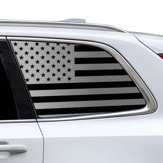 Fits Volvo XC90 2020-2025 Quarter Window American Flag Vinyl Decal Stickers - Bogar Tech Designs