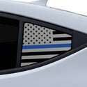 Fits Hyundai Elantra 2017-2018 Quarter Window American Flag Vinyl Decal Stickers - Bogar Tech Designs