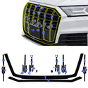 Fits Audi Q7 2020-2024 Vinyl Chrome Delete Grille Blackout Decal Stickers Overlay Film - Bogar Tech Designs